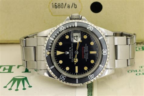 Rolex Submariner ref. 1680 Mk1 Red Writing Box, Papers and 